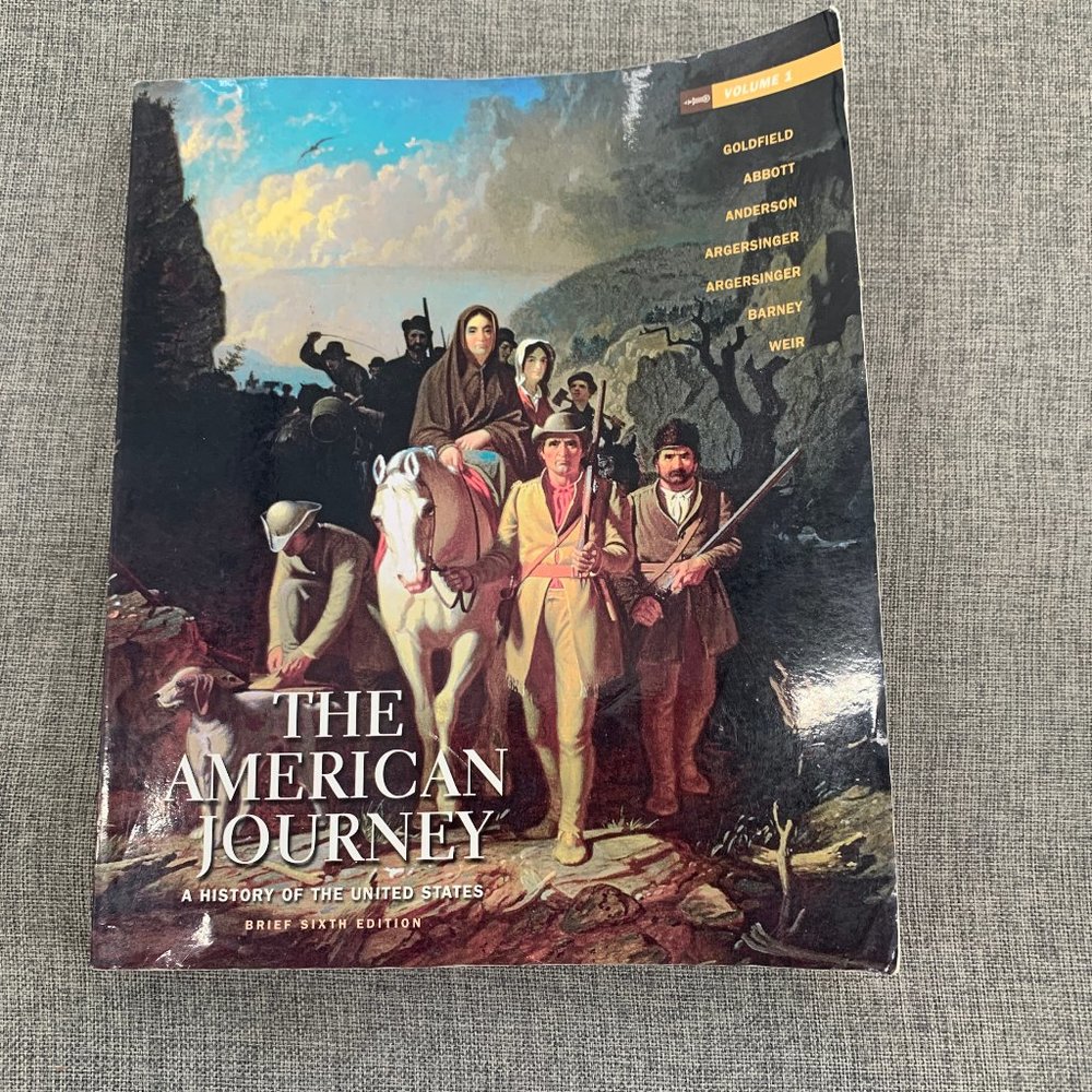 The American Journey Book A History of The United States Brief 6th Edition Vlm 1